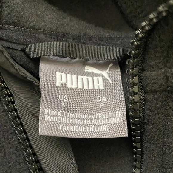 PUMA | Fleece Jacket Polar Hooded Zip-up Small - Picture 6 of 11